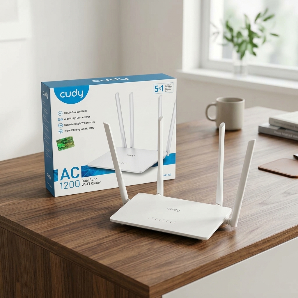 Cudy WR1200 AC1200 Dual-Band Wi-Fi Router