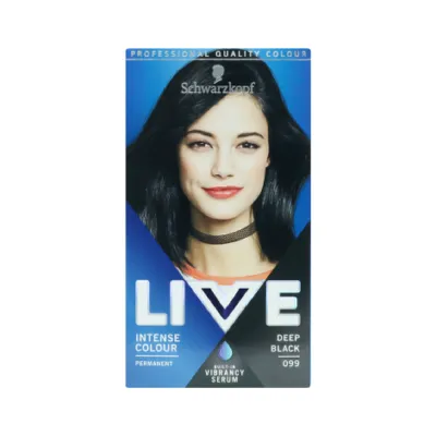 Schwarzkopf Live Intense Colour - 099 Deep Black (Germany)