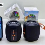 HM-805 Portable Bluetooth Speaker with RGB (Black)