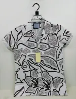 Men's Drop Shoulder Shirt in Spandex Cotton with Show Buttons