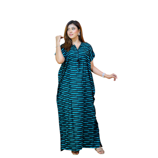 Long Kaftan Maxi in China Linen