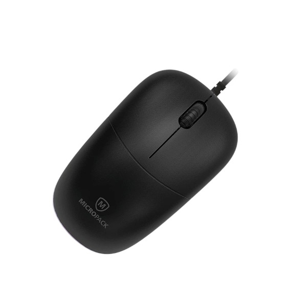 Micropack M-105 Silent Black Wired Optical Mouse