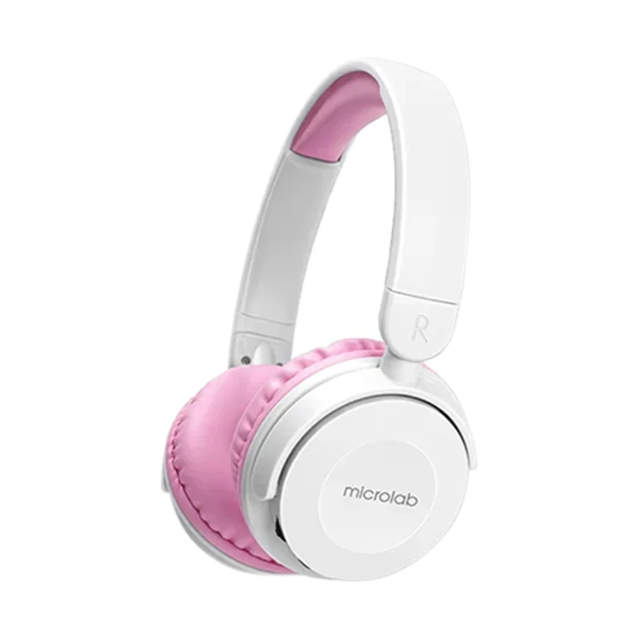 Microlab HB 21 Bluetooth White-Pink Headphone