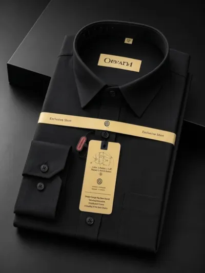 Men's Pure Cotton Formal Shirt, Sizes M to XXL