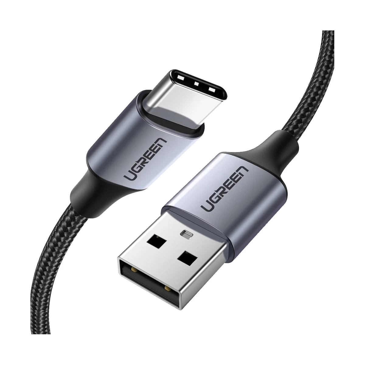 UGREEN 60128 18W USB to Type-C Data Cable 2 Meter Black