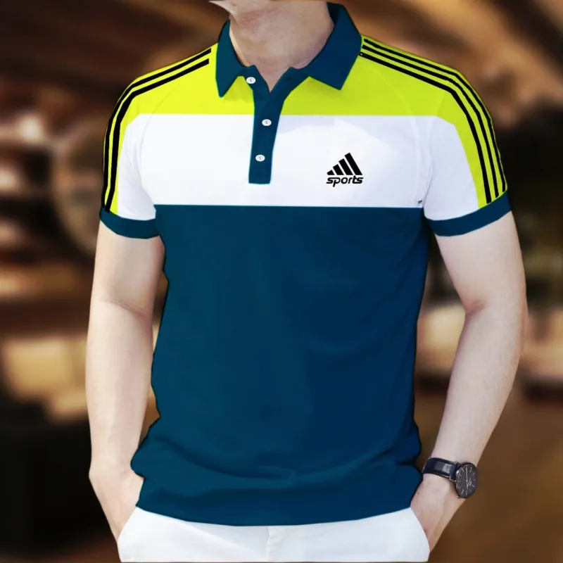 Men's Casual PK Cotton Polo Shirt, 210 GSM, Sizes M and L, 6 Colours