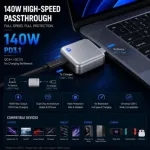 Smart Auto Stop Full Charging Adapter Overcharge Protection – AI Powered Auto Eject USB-C for Smartphone,Laptop Tablet