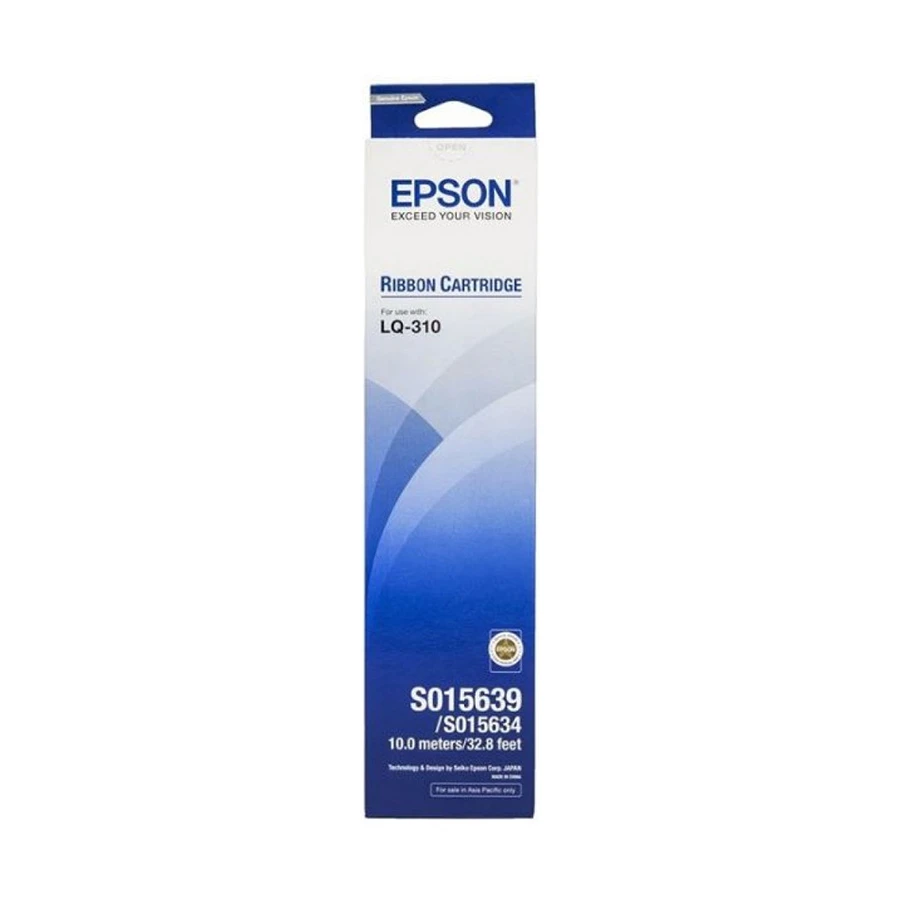 Epson S015639/S015634 Black Ribbon for LQ-310 Printer