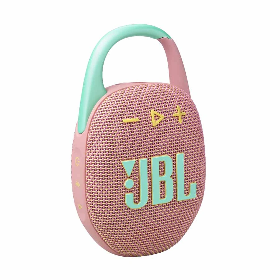 JBL Clip 5 Pink Ultra-Portable Bluetooth Speaker