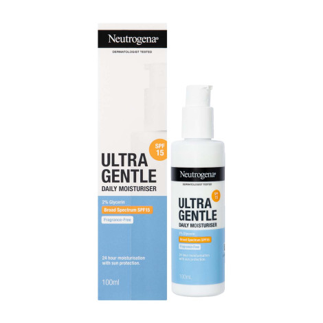Neutrogena Ultra Gentle Daily Moisturiser SPF15 100ml (Korea)