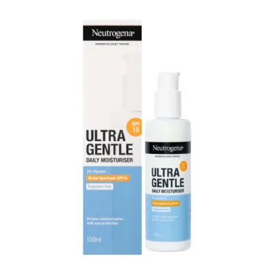 Neutrogena Ultra Gentle Daily Moisturiser SPF15 100ml (Korea)