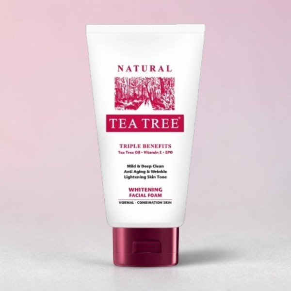 Natural Tea Tree Whitening Facial Foam 140g (Thailand)