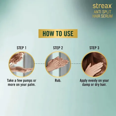 Streax Anti Split Hair Serum with Bio-Elixir 100ml (India)