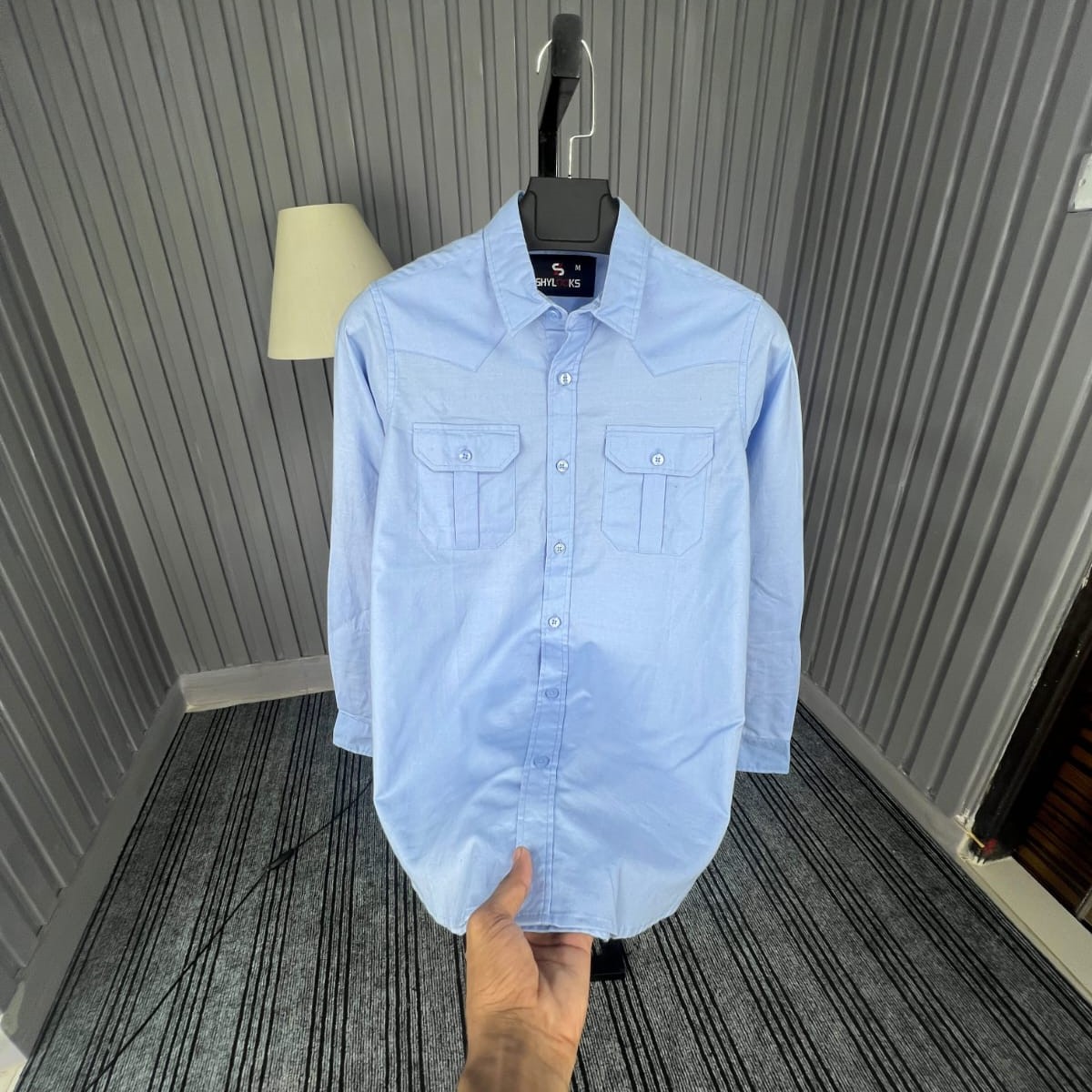 Premium Lap Seam Double Pocket Shirt