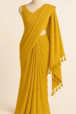Weightless Georgette Saree with Matching Blouse Piece