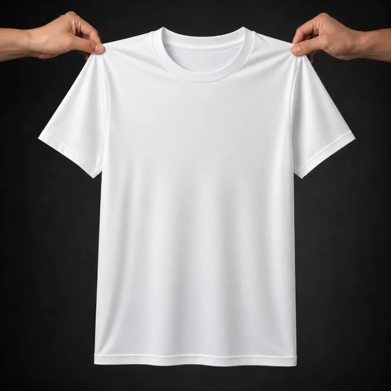 Premium White Jersey T-Shirt – Lightweight & Breathable