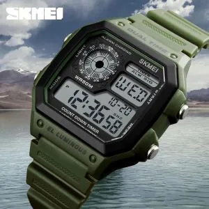 SKMEI New Sports Digital Waterproof Watch For Men 1299