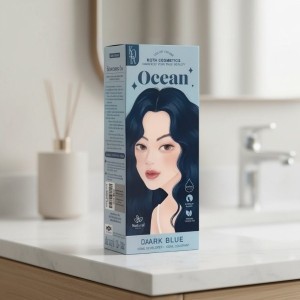 Kota Hair Color Cream Ocean - Dark Blue (Thailand)