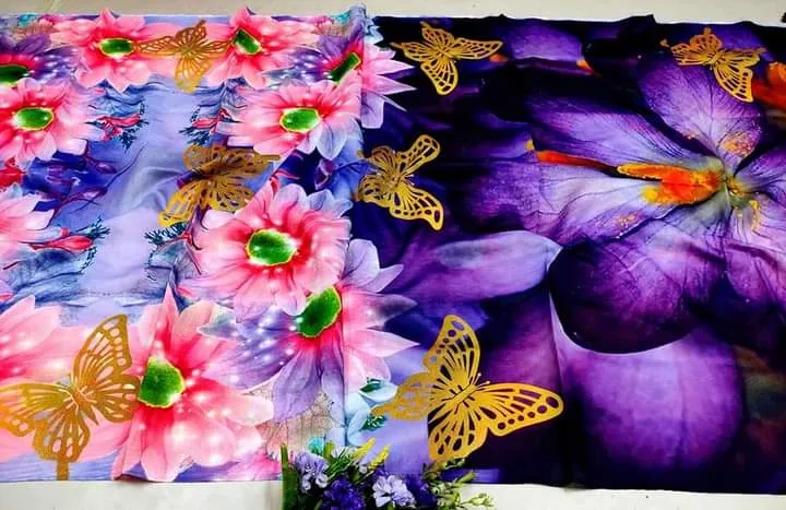 Chanduri Silk Saree without Blouse, 3 Colour Choices