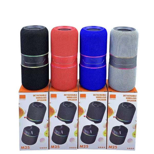 NEW M25 Outdoor Wireless DJ Two-in-one Split Speakers (10W, Bluetooth, LED)
