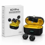 K31 Pro Collar Clip Wireless Microphone for Android & iOS