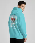 Unisex Printed Drop Shoulder Hoodie, 280 GSM, Length 27 to 30 Inch