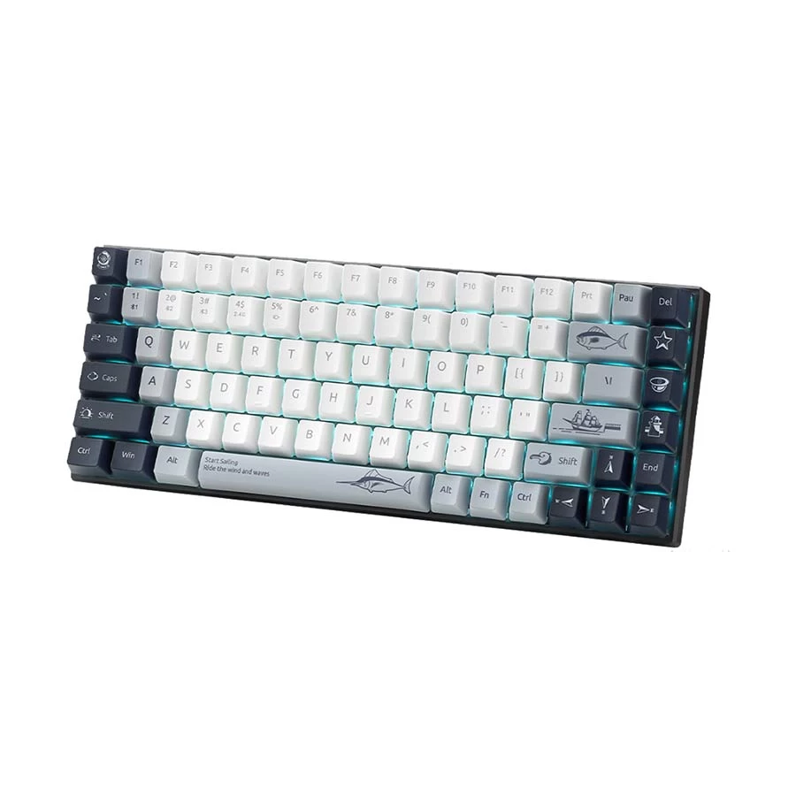 Rapoo MT510PRO Multi Mode White Blue Mechanical Gaming Keyboard
