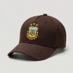 Premium Dark Coffee Argentina AFA Supporter Cap (3 Stars)
