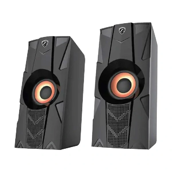 Pc Power HT-919 2:0 Wired Stereo Black Mini Multimedia Speaker