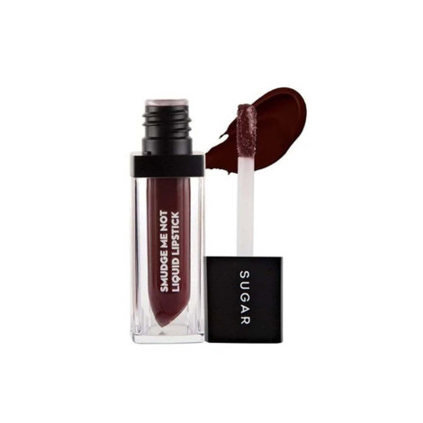 Sugar Cosmetics New Smudge Me Not Liquid Lipstick - 21 Aubergine Queen (India)