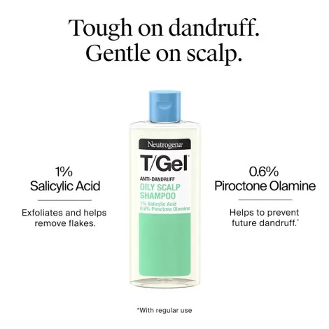 Neutrogena T/Gel Anti-Dandruff Oily Scalp Shampoo 250ml (Greece)