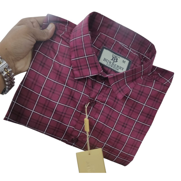 Premium Cotton Long Sleeve Check Shirt