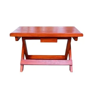Regal Wooden Folding And Portable Table With Cross Stand