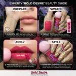 Everly Beauties Glow Lock Intense Shine Lip Gloss - Bold Desire (China)