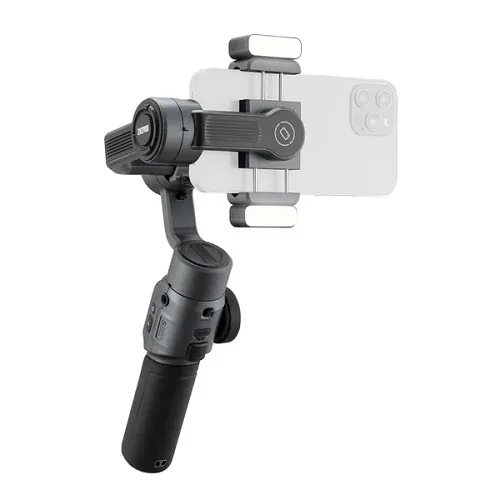 Zhiyun Smooth 5 Gimbal Stabilizer Combo, 3-Axis Handheld Smartphone Gimbal With Grip Tripod Vlog LED Fill Light for iPhone Or Android