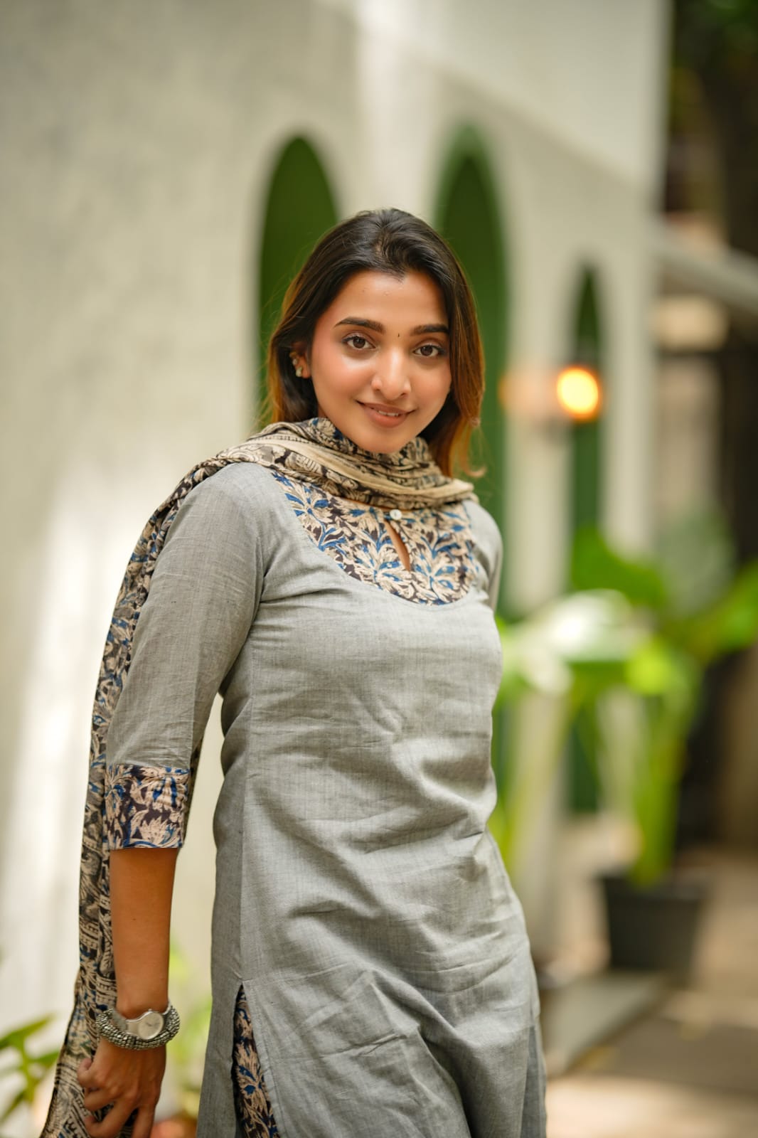 Women's Cotton Three Piece with Digital Print Orna, 3 Colours