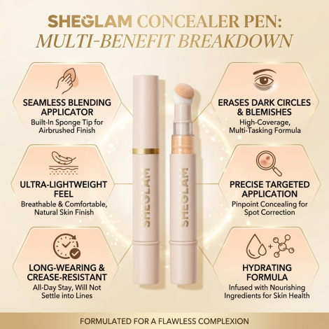 Sheglam Complexion Boost Concealer - Buttercream (China)