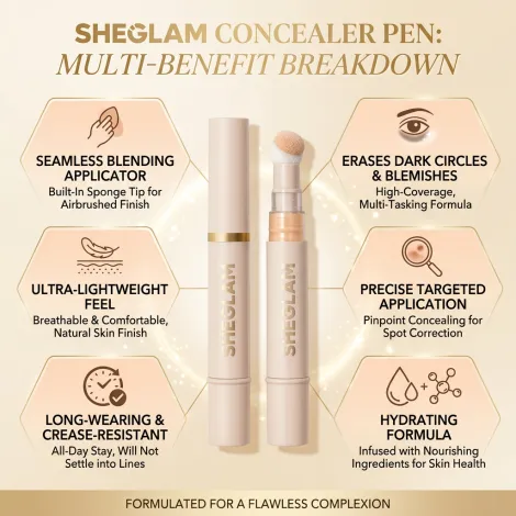 Sheglam Complexion Boost Concealer - Buttercream (China)