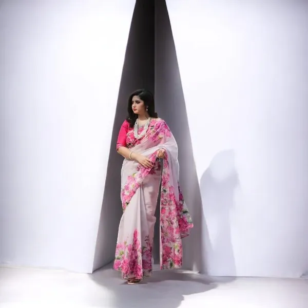 Chanduri Silk New Saree with Blouse Piece
