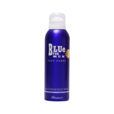 Rasasi Blue Deodorant Body Spray For Men 200ml (UAE)