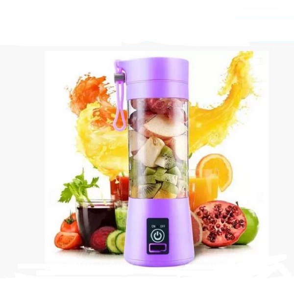 Portable and Rechargeable Juice Blender HM03 – Purple Color