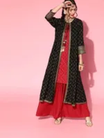 Readymade AC Cotton Printed Two Piece, Free Size, 52 Inch Long