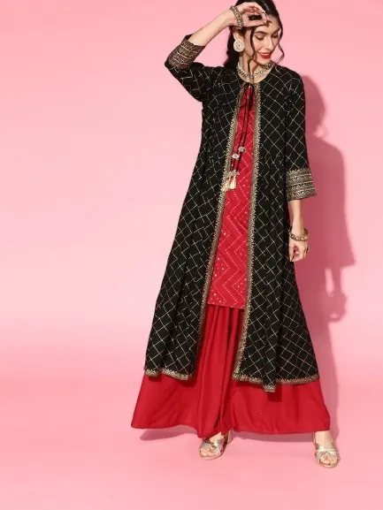 Readymade AC Cotton Printed Two Piece, Free Size, 52 Inch Long