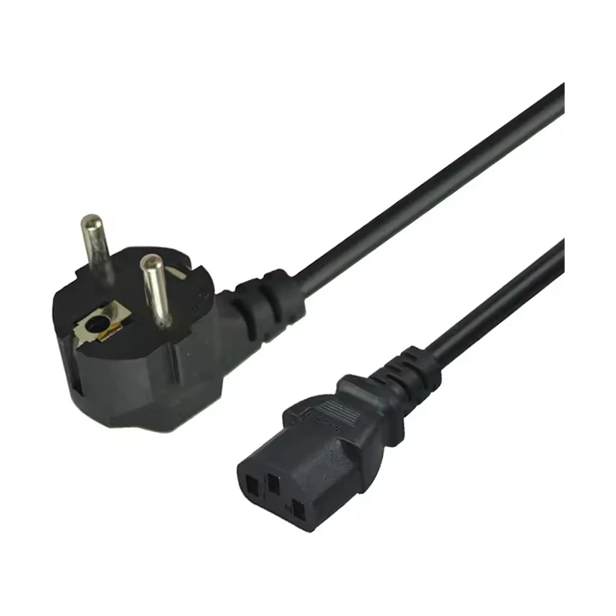 Many MTS-0019 2-Pin 1.5 Meter Desktop Power Cable Black