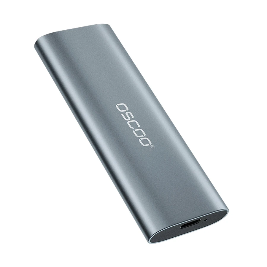 OSCOO SP2 M.2 NVMe & NGFF Grey SSD Enclosure