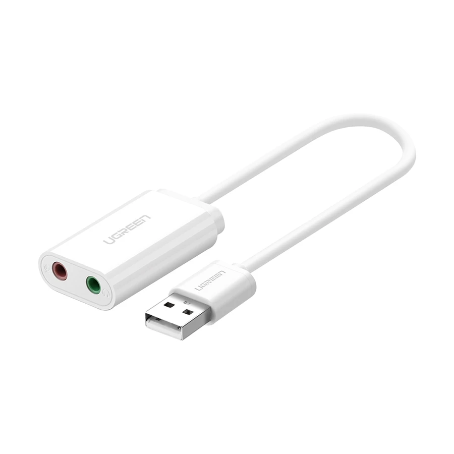 UGREEN US205 (30143) USB Male to Dual 3.5mm Female Audio Converter