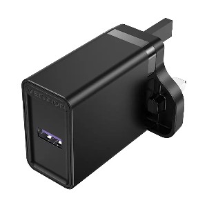 Vention FACB0-UK 1-Port USB 22.5W Black Charger