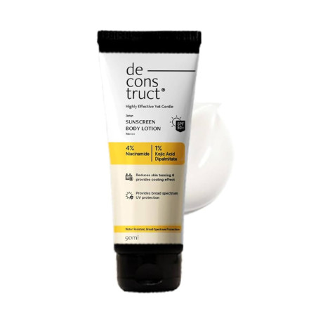 Deconstruct Detan Sunscreen SPF50+ PA++++ Body Lotion 90ml (India)