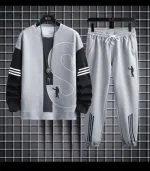 Men's Cotton T-Shirt and 280 GSM Trouser Set, 6 Colours