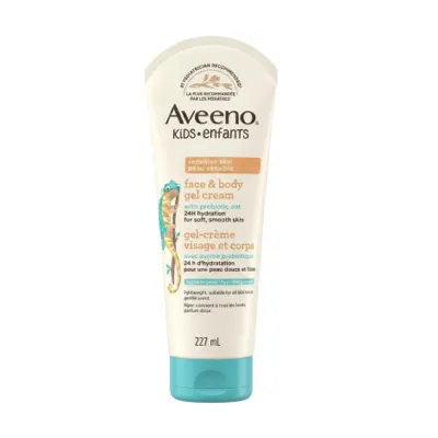 Aveeno Kids Face & Body Gel Cream 227g (Canada)